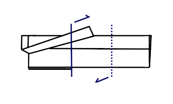 fold 1/3 like accordion